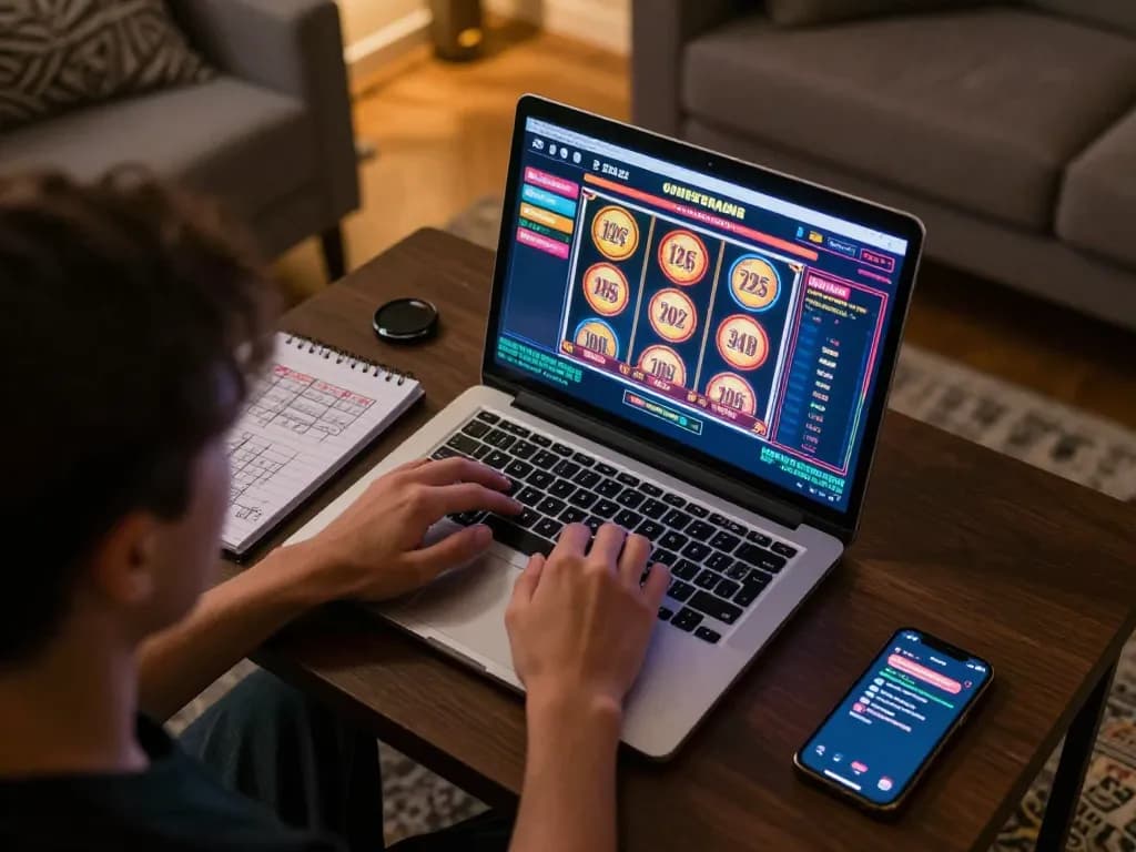 Engaging online gameplay on the hidden wiki website with vibrant casino game interface shown.