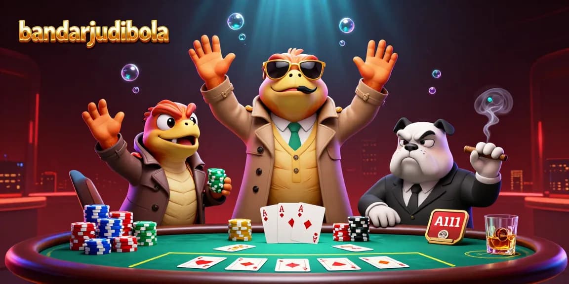 Engage in action at bandarjudibola where raptors hilariously attempt entry to a VIP casino lounge.