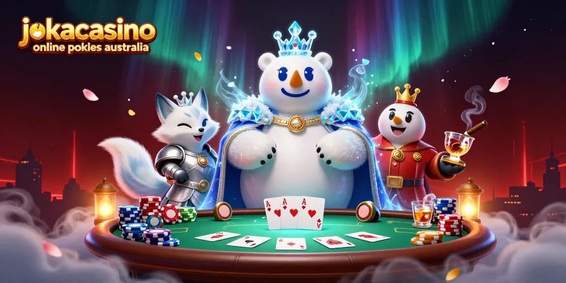 Engage with jokacasino online pokies australia through this vibrant 3D casino illustration.