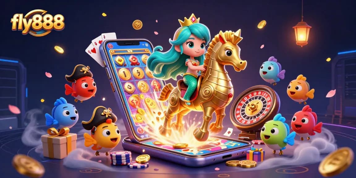 Engage with fly888 for thrilling slot games and underwater adventures featuring vibrant characters.