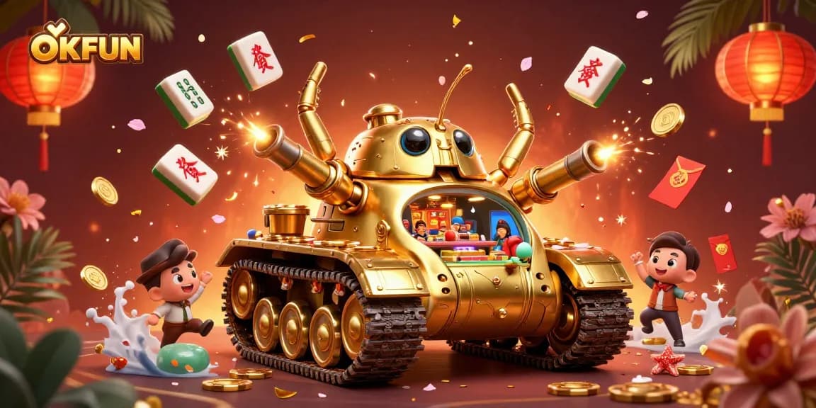 Play exciting games at OKFUN's vibrant casino, featuring immersive scenes and dynamic gameplay.