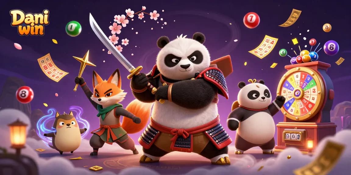 Dhani win players enjoy dynamic lottery games with cartoon characters and vibrant game elements.