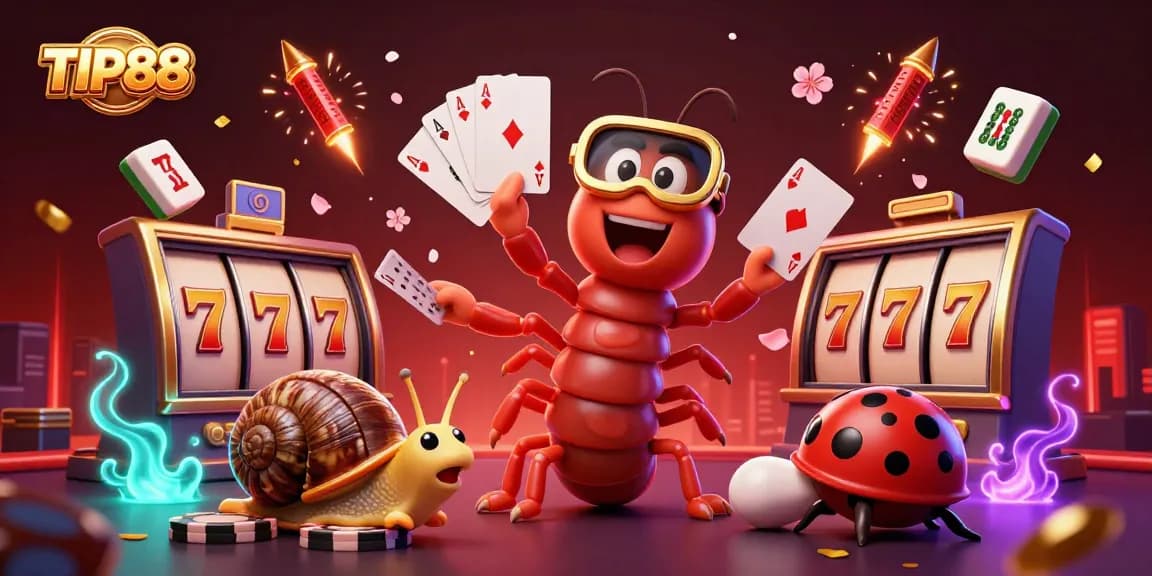 Experience TIP88's thrilling casino action with colorful characters and rich gameplay elements.