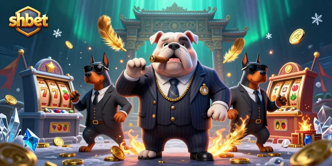 Join the action at SHBET as the mafia boss bulldog leads the hustle in the casino.