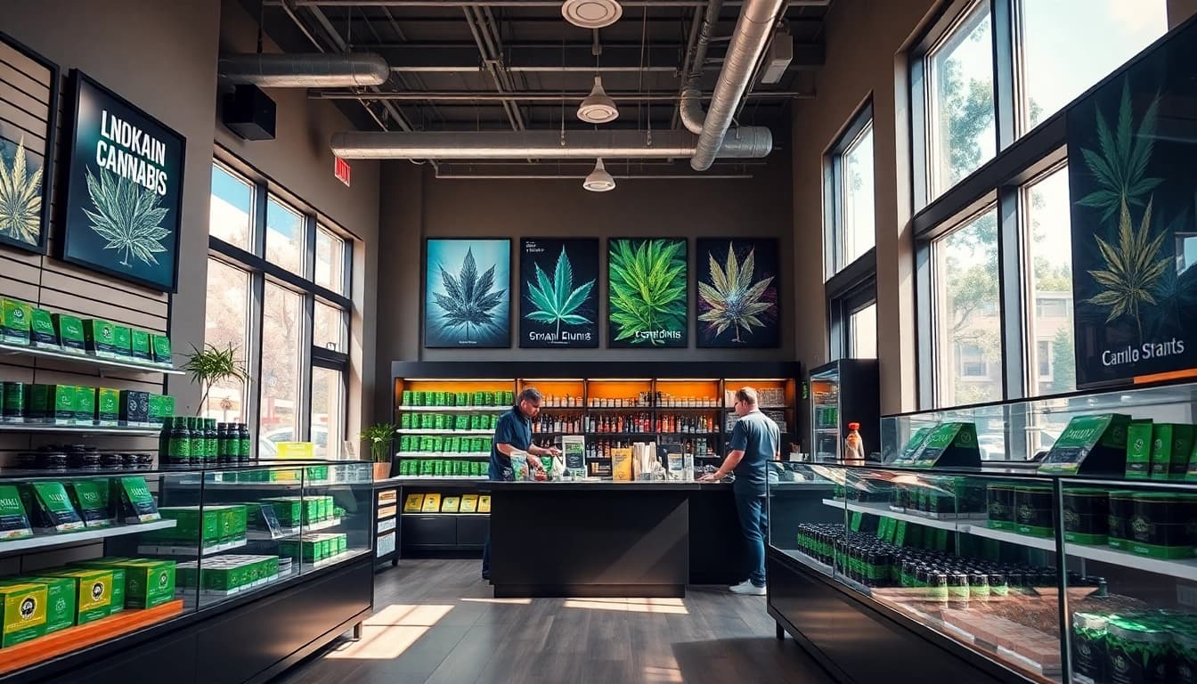 Find where can u buy weed by exploring a vibrant cannabis shop with friendly staff.