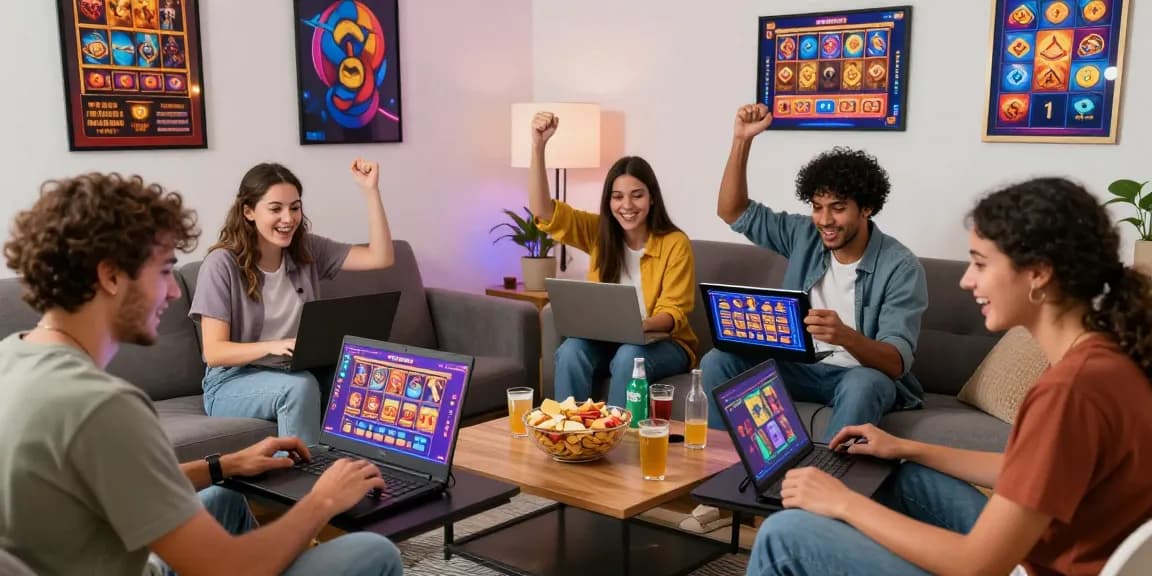 Pengalaman bermain slot online yang seru bersama teman-teman dalam suasana ceria.