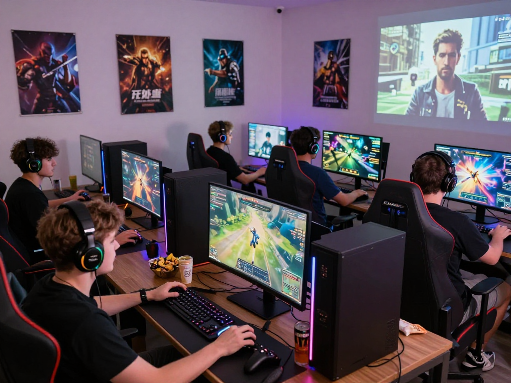 Engaged gamers using the raja328 link in a vibrant online gaming community