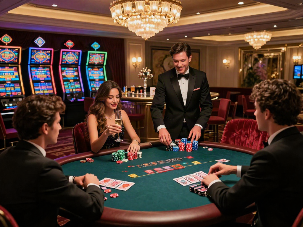 Pengalaman kasino online mewah luxury12 dengan permainan poker elegan dan suasana glamor.