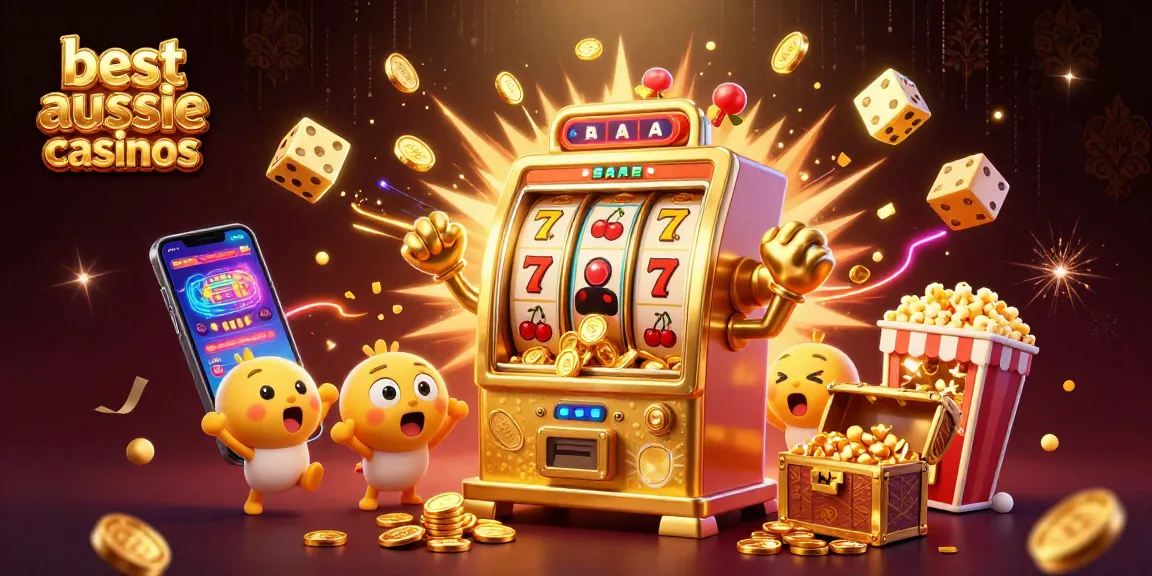 Celebrate wins at the best aussie online casinos with lively slot machines and overflowing jackpots!