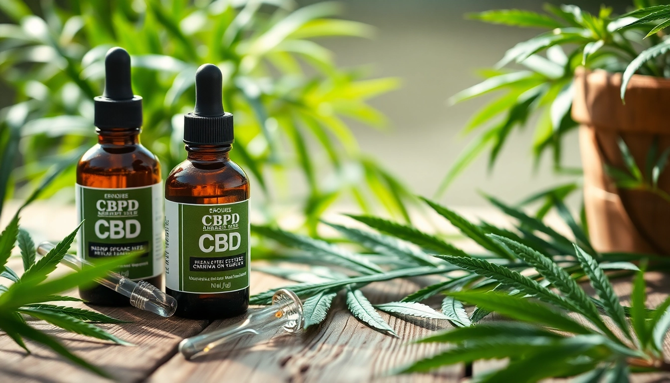 Promote CBD oil with wellness scene featuring natural elements and health-focused props.