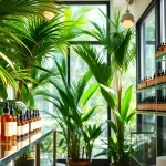Explore cbd miami products displayed in a vibrant, inviting storefront with natural lighting.