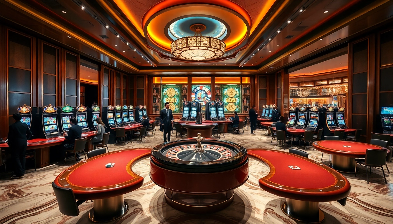 Experience the excitement of nhà cái NOHU90 with vibrant casino games and elegant ambiance.