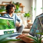 Learn how to buy weeds online with a vibrant cannabis shopping scene and relaxed atmosphere.