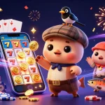Engage in Toto Slot fun with colorful games and playful characters, showcasing vibrant casino excitement.