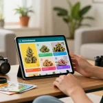 Buy cannabis online in a cozy atmosphere with a vibrant selection of products and accessories.