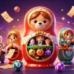 Experience thrilling wins with pragmatic play in a vibrant casino-themed illustration featuring dynamic gaming elements.
